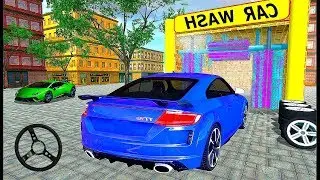 Modern Car Wash Service Driving School 2020 - Super Car Washing Game - Android GamePlay