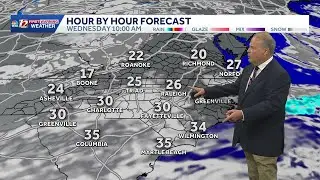 Cold mornings and icy travel continues Wednesday in North Carolina, weekend snow chance, Jan. 27 ...