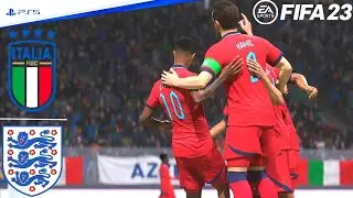 Italy vs England | FIFA 23 - European Championship Qualifying 2023 [PS5 4K] #england #italy #ecq