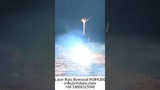 Fast Laser Rust Removal by Chihalo Laser Technology! Laser Rust Removal on Mold  #lasercleaning