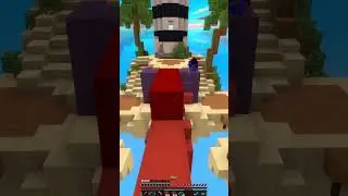 This is the Biggest Hippo I've Ever Seen In Hypixel Bridge... #shorts #bedwars #bridge #minecraft