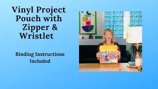 Vinyl Project Pouch with Wristlet