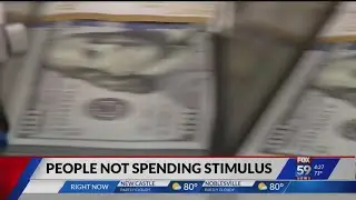 Report shows people not spending their stimulus money