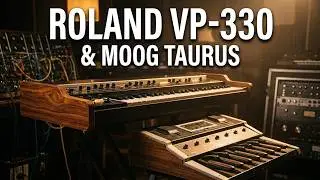 Roland VP-330 Vocoder & Moog Taurus bass pedal