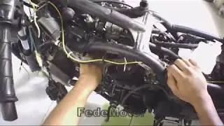 Ninja 300 cambio de CADENA DE TIEMPO sin bajar motor Parte 1