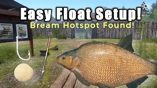 Simple Float Setup for Bream at Old Burg Lake | Russian Fishing 4