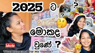 2025 ට මොකද වුණේ😲🤔2025 මම මොකද කරේ|How I spend2025|what happened For my Visions#viral#trending#vlog 