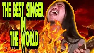 Funny Asian man singing!!!