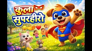 Kuttta Superhero 🐶🦸&zwj;♂️ | Funny 3D Cartoon Song | Kids Animation Short
