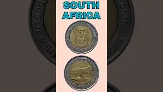 South africa 5 rand 2005.#shorts #coinnotesz