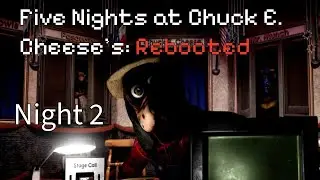 JASPER COMES OFF THE STAGE |Five Nights at Chuck E. Cheese's: Rebooted (Night 2)