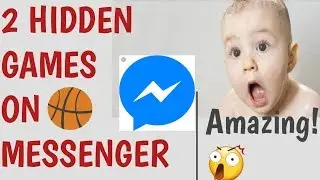 2 Hidden games on facebook messenger. Amazing tricks! 🤤😰