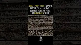 A Temple Carved from a Mountain bringing the Mahabharata to Life! 🔱 #beyond5000