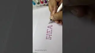 Lettering style for Header / Title #creativewriting #handwriting #calligraphy #art #tutorial