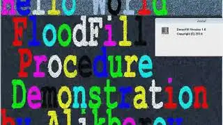 FloodFill-algorithm as Connected-Component Labeling
