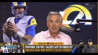 THE HERD | Colin Cowherd STUNNED, Chicago Bears FALL Despite Caleb Williams HERORICS | NFL