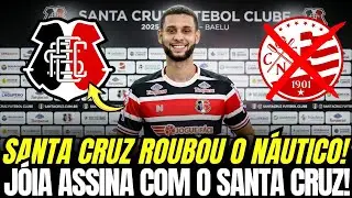 CHOQUE NO ARRUDA: SANTA CRUZ toma o CARA do NÁUTICO — condição revolta geral | notícias Santa Cruz