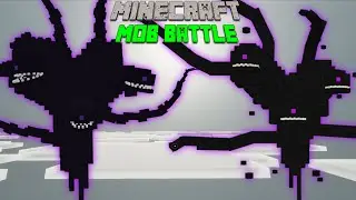 Wither Storm(FLIZER) Vs Retold Wither Storm(TaxingHawk) - Minecraft Mob Battle 