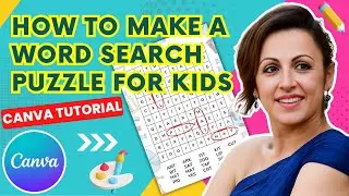 WORLD'S EASIEST Wordsearch for preschoolers (Canva)