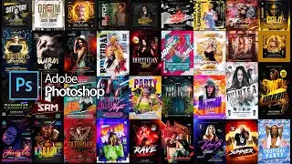 Dj Club Party Flyer Collection | DJ Party Free Template In Photoshop Psd 🥰😎