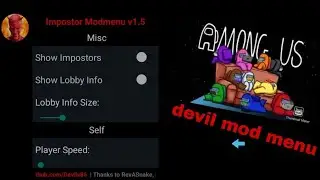 among us devil mod menu best mod menu latest