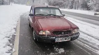 Crăciun fericit! Prima zăpadă cu Dacia 1310