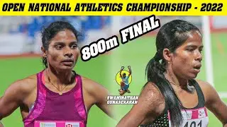 800m Women Final || 61st National Open Athletics Championships 2022
