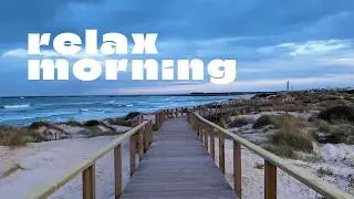 Peaceful Sunrise Walk by the Ocean &mdash; Journey to the Lighthouse | 4K Ambience