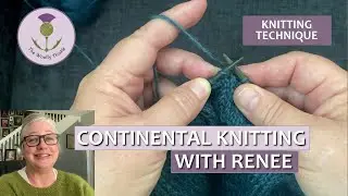 Knitting Technique: Continental Knitting Demo       #knittingtutorial #knitting #knittingtechniques