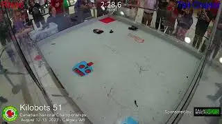 Rhino vs. Tail Chaser [Antweight Rookies] - Kilobots 51 @ TELUS Spark