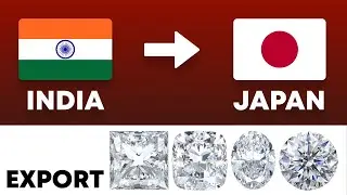 Natural Diamonds Export | India to Japan Figures 2024