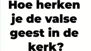 Test de Geest: Herken je de ware van de valse?