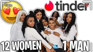 12 Women Compete For 1 Man | TINDER IN REAL LIFE 😍