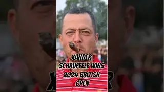 Xander Schauffele wins Open Championship 2024 #xanderschauffele #shorts #britishopen #trendinglobe