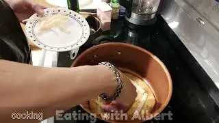 Kosher Hot Dog Pepper Jack Pizza Peanut Crust Prep Cook Slice Eat Sounds For 먹방 MUKBANG No Talking