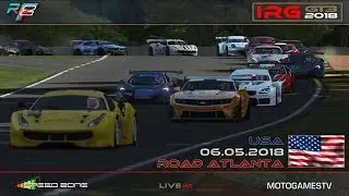 rFactor 2 &ndash; IRG GT3 2018 &ndash; ROUND 3 &ndash; Road Atlanta - LIVESTREAM