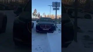 Oslo Norway, walking around in snow