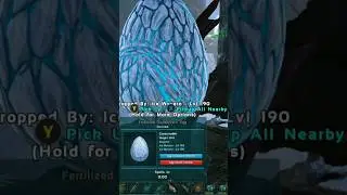 I Found a MAX LEVEL Ice Wyvern Egg! #shorts #arkshorts