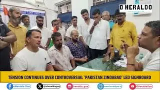 Tension continues over controversial &lsquo;Pakistan Zindabad&rsquo; LED signboard