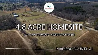🏡 4.8&plusmn; Acres in Toney, AL Prime Building Lot or Development Opportunity Madison County Land for Sale