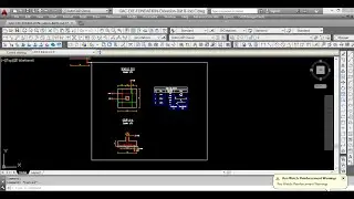 Structural detailing Rebar reinforcement Footing / plans de ferraillages d'une semelle isol&eacute;e