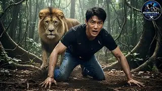 Chased by a Lion | Man Builds an Underground Shelter to Survive