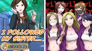 My little sister ran away so I followed her... She was with the girls gang leader… [Manga Dub]
