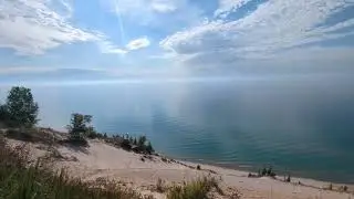 On the side of Mount Baldy, Arcadia, MI 