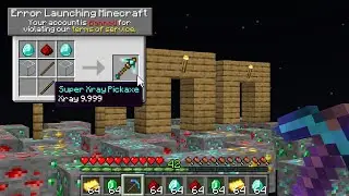 Aku di Ban Minecraft Karena Membuat Pickaxe Terlarang Ini ..