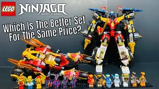 Сравнительный обзор наборов LEGO Ninjago Kai's Golden Dragon Raider (71773) и Ninja Ultra Combo Mech (71765)