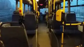 Przejazd warszawskim autobusem Scania CN270UB #49668 ex. A571 linia 717