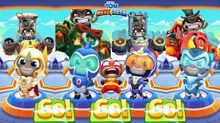 Talking Tom Hero Dash - New Ultra Update - All Ultra Power Heroes Tom - Defeat Devil Raccoon Boss