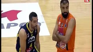 بطولة لبنان لكرة السلة - Homentmen VS Riyadi - 2018 - 2017