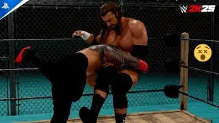 WWE 2K25 - Water In A Cell - Triple H vs Roman Reigns | PS5 4K60